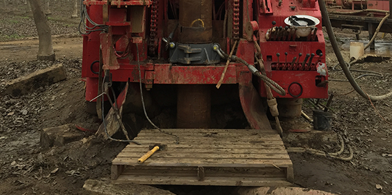 Drilling on work